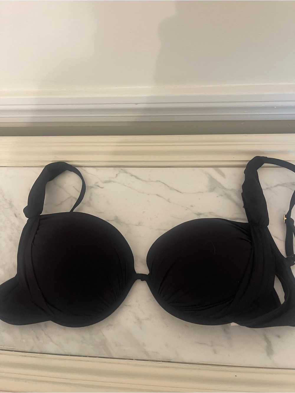 Lablanca Black Padded Swim Top with Adjustable Straps